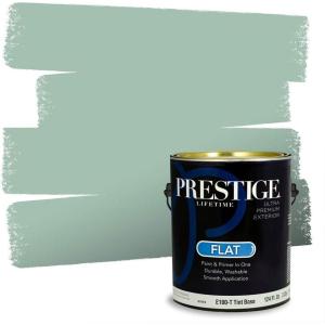 imagePrestige Paints Interior Paint and Primer In One 1Gallon Satin Comparable Match of Benjamin Moore Aberdeen Green633BMPCM