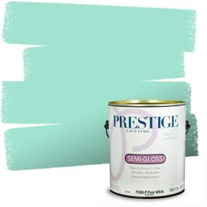 imagePrestige Paints Interior Paint and Primer In One 1Gallon Satin Comparable Match of Benjamin Moore Aberdeen GreenHills Of Ireland