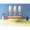 imagePRESTIGE Interior Paint and Primer in One Barbados SemiGloss 1 GallonBlue Hyacinths