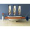 imagePRESTIGE Interior Paint and Primer in One Barbados SemiGloss 1 GallonMidnight Swim