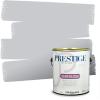 imagePRESTIGE Interior Paint and Primer in One Gargoyle Satin 1 GallonDolphin Gray
