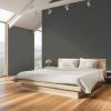 imagePRESTIGE Interior Paint and Primer in One Silver Mist Satin 1 GallonBlack Bean