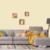 imagePRESTIGE Interior Paint and Primer in One Sun Bird SemiGloss 1 GallonYellow Curtains