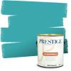 imagePRESTIGE Paints Exterior Paint and Primer In One 1Gallon Flat Comparable Match of Sherwin Williams Blue MosqueSW6767PCM