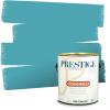 imagePRESTIGE Paints Exterior Paint and Primer In One 1Gallon Flat Comparable Match of Sherwin Williams Blue MosqueSW6774PCM