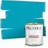 imagePRESTIGE Paints Exterior Paint and Primer In One 1Gallon Flat Comparable Match of Sherwin Williams Blue MosqueSW6788PCM