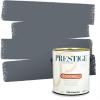 imagePRESTIGE Paints Exterior Paint and Primer In One 1Gallon Flat Comparable Match of Sherwin Williams Bohemian BlackGibraltar