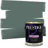 imagePRESTIGE Paints Exterior Paint and Primer In One 1Gallon Flat Comparable Match of Sherwin Williams Bohemian BlackSW6215PCM