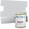 imagePRESTIGE Paints Exterior Paint and Primer In One 1Gallon Flat Comparable Match of Sherwin Williams Bohemian BlackSW6232PCM