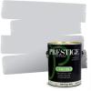 imagePRESTIGE Paints Exterior Paint and Primer In One 1Gallon Flat Comparable Match of Sherwin Williams Bohemian BlackSW6232PCM