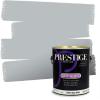 imagePRESTIGE Paints Exterior Paint and Primer In One 1Gallon Flat Comparable Match of Sherwin Williams Bohemian BlackSW6233PCM