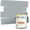 imagePRESTIGE Paints Exterior Paint and Primer In One 1Gallon Flat Comparable Match of Sherwin Williams Bohemian BlackSW6234PCM