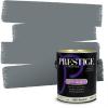 imagePRESTIGE Paints Exterior Paint and Primer In One 1Gallon Flat Comparable Match of Sherwin Williams Bohemian BlackSW6235PCM