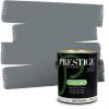 imagePRESTIGE Paints Exterior Paint and Primer In One 1Gallon Flat Comparable Match of Sherwin Williams Bohemian BlackSW6235PCM