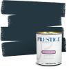 imagePRESTIGE Paints Exterior Paint and Primer In One 1Gallon Flat Comparable Match of Sherwin Williams Bohemian BlackSW6237PCM