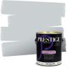 imagePRESTIGE Paints Exterior Paint and Primer In One 1Gallon Flat Comparable Match of Sherwin Williams Bohemian BlackSW6246PCM