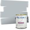 imagePRESTIGE Paints Exterior Paint and Primer In One 1Gallon Flat Comparable Match of Sherwin Williams Bohemian BlackSW6247PCM