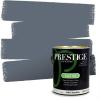 imagePRESTIGE Paints Exterior Paint and Primer In One 1Gallon Flat Comparable Match of Sherwin Williams Bohemian BlackSW6250PCM