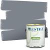 imagePRESTIGE Paints Exterior Paint and Primer In One 1Gallon Flat Comparable Match of Sherwin Williams Bohemian BlackSW6256PCM