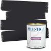 imagePRESTIGE Paints Exterior Paint and Primer In One 1Gallon Flat Comparable Match of Sherwin Williams Bohemian BlackSW6258PCM