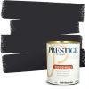 imagePRESTIGE Paints Exterior Paint and Primer In One 1Gallon Flat Comparable Match of Sherwin Williams Bohemian BlackSW6258PCM