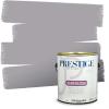 imagePRESTIGE Paints Exterior Paint and Primer In One 1Gallon Flat Comparable Match of Sherwin Williams Bohemian BlackSW6262PCM