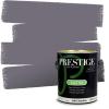 imagePRESTIGE Paints Exterior Paint and Primer In One 1Gallon Flat Comparable Match of Sherwin Williams Bohemian BlackSW6264PCM