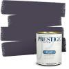imagePRESTIGE Paints Exterior Paint and Primer In One 1Gallon Flat Comparable Match of Sherwin Williams Bohemian BlackSW6265PCM