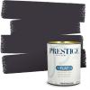 imagePRESTIGE Paints Exterior Paint and Primer In One 1Gallon Flat Comparable Match of Sherwin Williams Bohemian BlackSW6279PCM