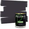 imagePRESTIGE Paints Exterior Paint and Primer In One 1Gallon Flat Comparable Match of Sherwin Williams Bohemian BlackSW6279PCM