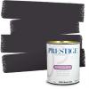 imagePRESTIGE Paints Exterior Paint and Primer In One 1Gallon Flat Comparable Match of Sherwin Williams Bohemian BlackSW6988PCM