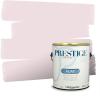 imagePRESTIGE Paints Exterior Paint and Primer In One 1Gallon Flat Comparable Match of Valspar Tulip PinkBerry Taffy
