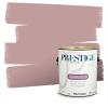 imagePRESTIGE Paints Exterior Paint and Primer In One 1Gallon Flat Comparable Match of Valspar Tulip PinkCameo Pink