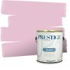 imagePRESTIGE Paints Exterior Paint and Primer In One 1Gallon Flat Comparable Match of Valspar Tulip PinkCandy Ice
