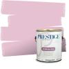 imagePRESTIGE Paints Exterior Paint and Primer In One 1Gallon Flat Comparable Match of Valspar Tulip PinkCandy Ice