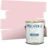 imagePRESTIGE Paints Exterior Paint and Primer In One 1Gallon Flat Comparable Match of Valspar Tulip PinkDelicate Pink Rose