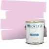 imagePRESTIGE Paints Exterior Paint and Primer In One 1Gallon Flat Comparable Match of Valspar Tulip PinkDreamy Memory
