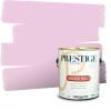 imagePRESTIGE Paints Exterior Paint and Primer In One 1Gallon Flat Comparable Match of Valspar Tulip PinkDreamy Memory