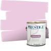 imagePRESTIGE Paints Exterior Paint and Primer In One 1Gallon Flat Comparable Match of Valspar Tulip PinkDreamy Memory