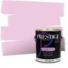 imagePRESTIGE Paints Exterior Paint and Primer In One 1Gallon Flat Comparable Match of Valspar Tulip PinkDreamy Memory