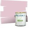 imagePRESTIGE Paints Exterior Paint and Primer In One 1Gallon Flat Comparable Match of Valspar Tulip PinkFragrant Orchid