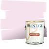 imagePRESTIGE Paints Exterior Paint and Primer In One 1Gallon Flat Comparable Match of Valspar Tulip PinkPink Mist
