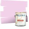 imagePRESTIGE Paints Exterior Paint and Primer In One 1Gallon Flat Comparable Match of Valspar Tulip PinkPink Odyssey