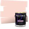imagePRESTIGE Paints Exterior Paint and Primer In One 1Gallon Flat Comparable Match of Valspar Tulip PinkSnow Pa