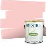 imagePRESTIGE Paints Exterior Paint and Primer In One 1Gallon Flat Comparable Match of Valspar Tulip PinkTea Rose