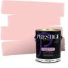 imagePRESTIGE Paints Exterior Paint and Primer In One 1Gallon Flat Comparable Match of Valspar Tulip PinkTea Rose