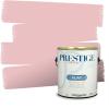 imagePRESTIGE Paints Exterior Paint and Primer In One 1Gallon Flat Comparable Match of Valspar Tulip PinkTulip Petal