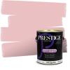 imagePRESTIGE Paints Exterior Paint and Primer In One 1Gallon Flat Comparable Match of Valspar Tulip PinkTulip Petal
