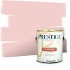 imagePRESTIGE Paints Exterior Paint and Primer In One 1Gallon Flat Comparable Match of Valspar Tulip PinkTulip Pink