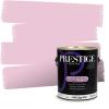 imagePRESTIGE Paints Exterior Paint and Primer In One 1Gallon Flat Comparable Match of Valspar Tulip PinkVelvety Blush